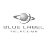 Blue Label Logo - Black And White Logo