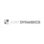 Just Dynamics logo - black and white